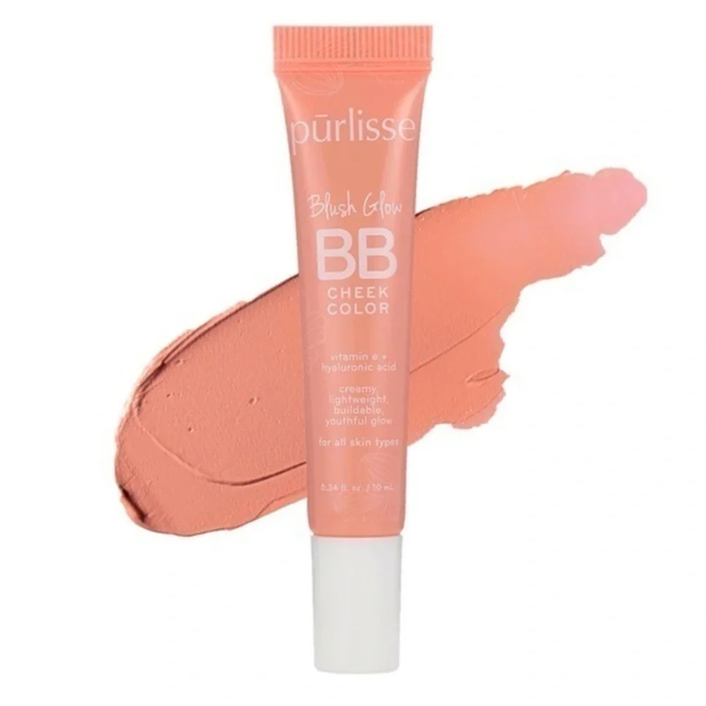 NEW Purlisse Cool Mauve BB Cream Cheek Blush Makeup